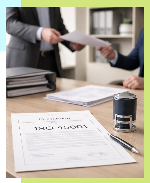 Сертификат ISO 45001 в Нурлате под ключ от 46922 р. | Сертэкс